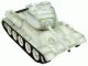 Tanque RC Taigen T34/85 Camuflaje Blanco Invierno Pintado a Mano - De Metal