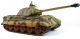 Tanque King Tiger RC Taigen Pintado a mano - Completamente metalico mejorado - 2.4GHz