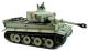 Tanque RC Taigen Early Version Tiger I - Pintado a mano - Barril giratorio y humeante 360